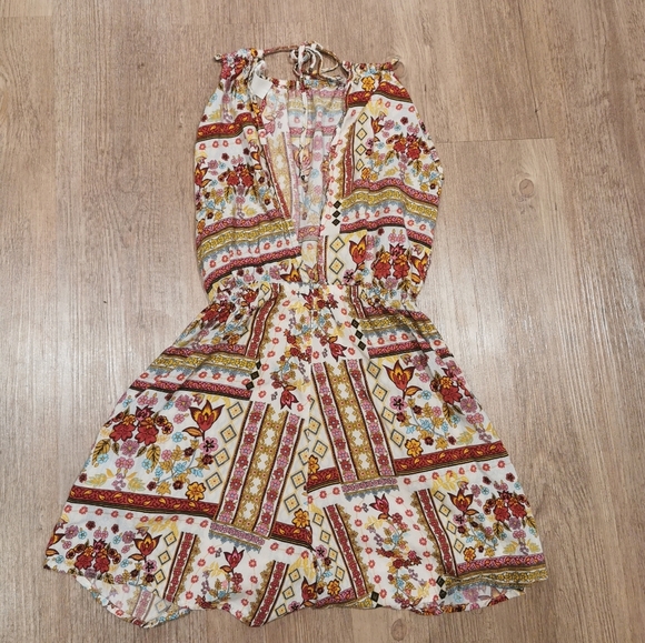 Paisley floral Coachella romper - Picture 3 of 6